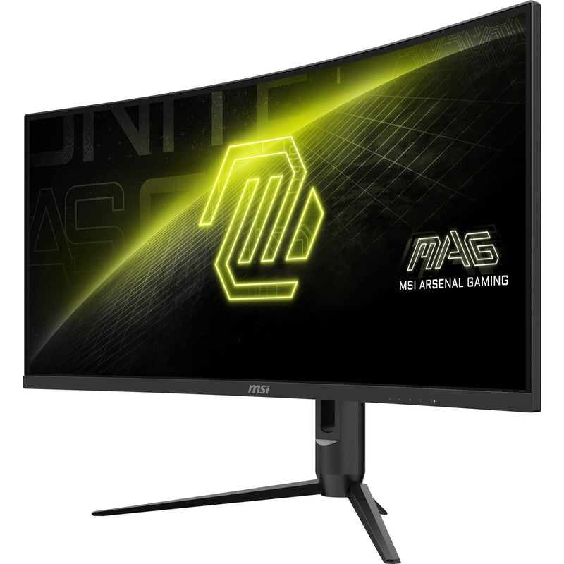 Afbeelding laden in galerijviewer, Msi mag 342cqr e2 34 curved ultrawide gaming monitor (zwart, 2x hdmi, displayport, 180 hz)