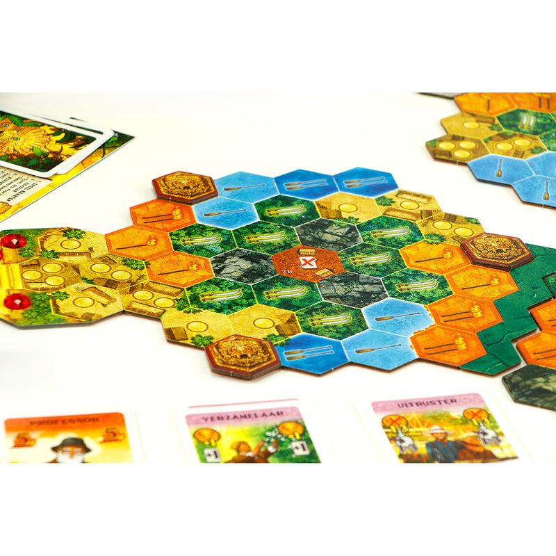 Afbeelding laden in galerijviewer, 999games 999 games de zoektocht naar el dorado: de gouden tempels bordspel (nederlands, 2 - 4 spelers, 60 minuten, vanaf 10 jaar)