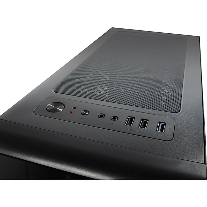 Afbeelding laden in galerijviewer, Inter-tech cxc2 midi tower behuizing (zwart | 3x usb-a | window)
