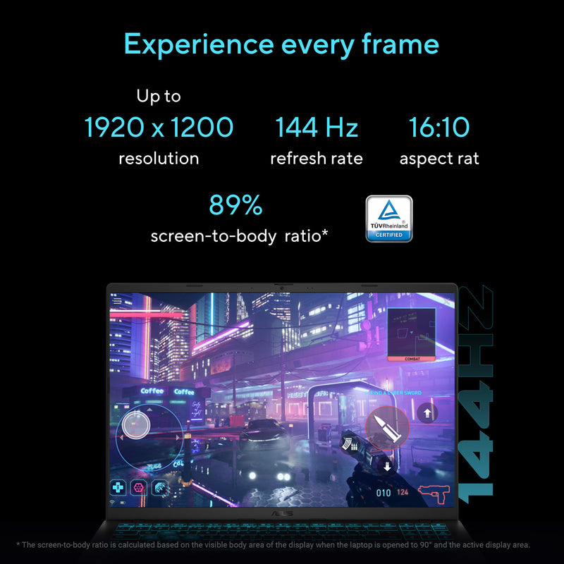 Afbeelding laden in galerijviewer, Asus v16 fx3607vp-rp003ws 16 gaming laptop (zwart | core 7 240h | rtx 5070 | 16 gb | 1 tb ssd)