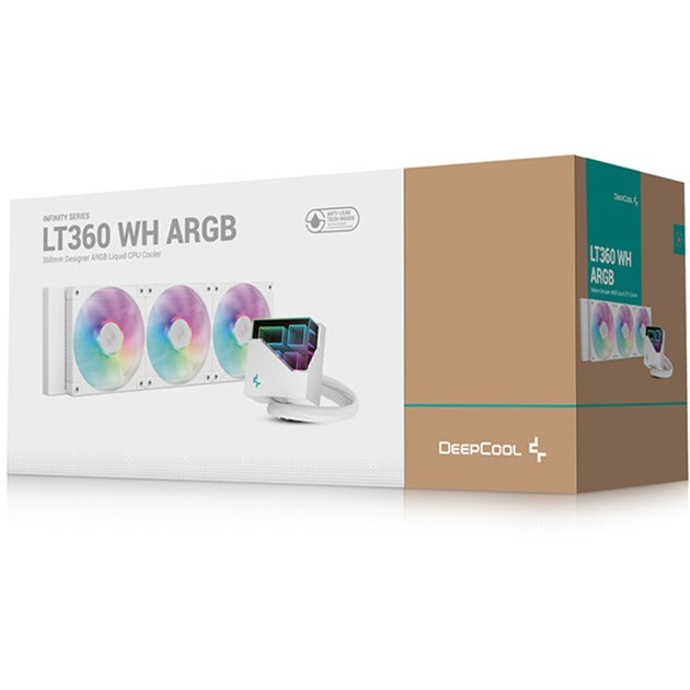 Afbeelding laden in galerijviewer, Deepcool lt360 argb waterkoeling (wit, 4-pins pwm fan-connector)
