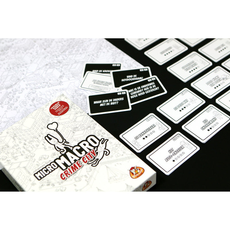 Afbeelding laden in galerijviewer, White goblin games micromacro: crime city bordspel (nederlands, 1 - 4 spelers, 15 - 45 minuten, vanaf 12 jaar)