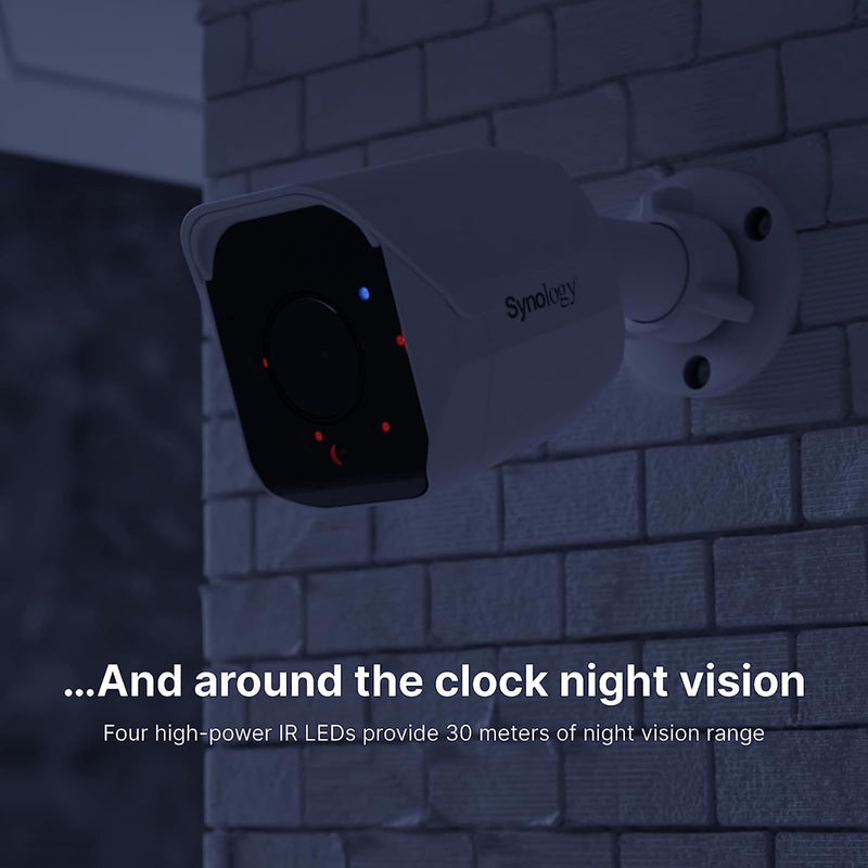 Afbeelding laden in galerijviewer, Synology bc500 beveiligingscamera (wit)