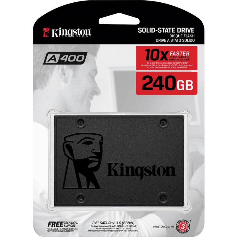 Afbeelding laden in galerijviewer, Kingston a400 240 gb ssd (sa400s37 240g, sata 600)