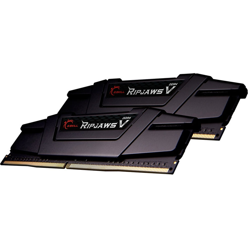 Afbeelding laden in galerijviewer, G.skill 32 gb ddr4-3600 (2x 16 gb) kit werkgeheugen (zwart, f4-3600c18d-32gvk, ripjaws v)
