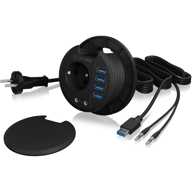 Afbeelding laden in galerijviewer, Icy box usb-hub ib-hub1430