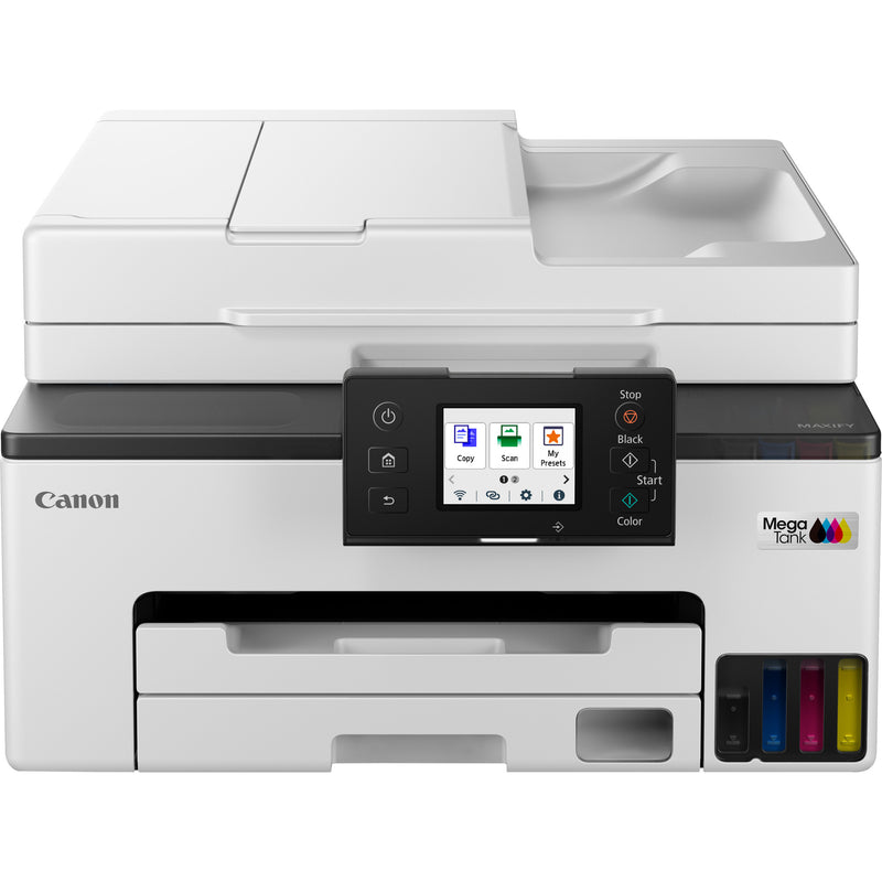 Afbeelding laden in galerijviewer, Canon maxify gx2051 all-in-one inkjetprinter met faxfunctie (wit, printen, kopiëren, scannen, faxen, wi-fi)