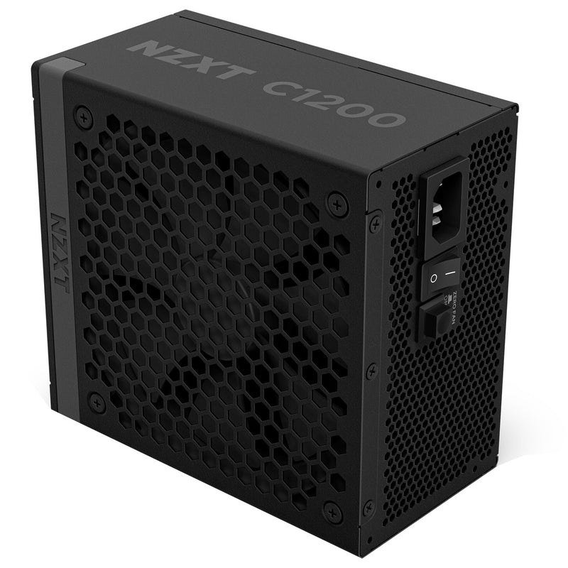 Afbeelding laden in galerijviewer, Nzxt c1200 gold atx 3.1 modulaire 1200 watt voeding (zwart, 1x 12v-2x6, 3x pcie)