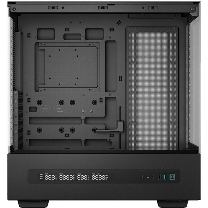 Afbeelding laden in galerijviewer, Deepcool ch690 digital midi tower behuizing (zwart | 2x usb-a | 1x usb-c | tempered glass)