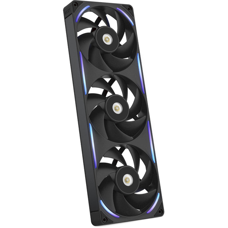 Afbeelding laden in galerijviewer, Nzxt f360x rgb case fans (zwart, 3 stuks, 360 x 120 x 30 mm, pwm)