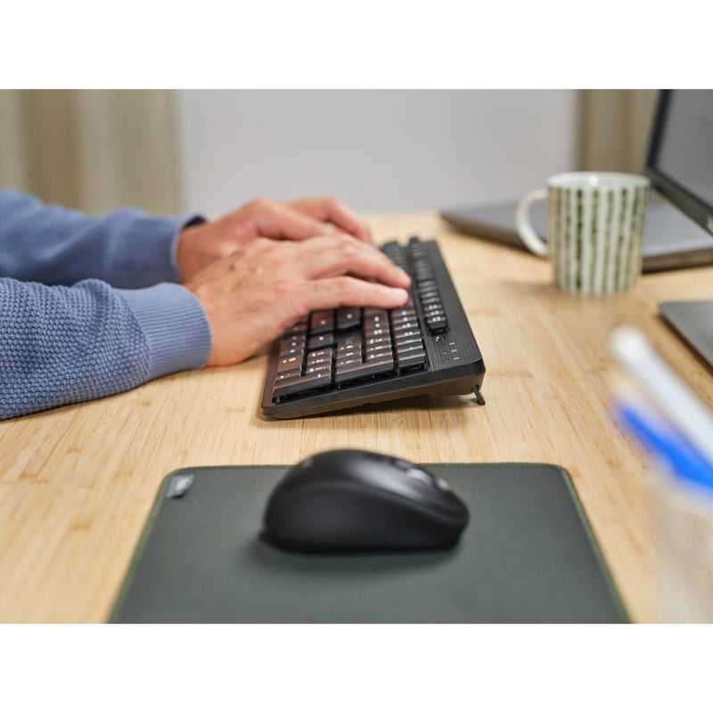 Afbeelding laden in galerijviewer, Trust ody ii stille draadloze toetsenbord- en muisset desktopset (zwart, us lay-out (qwerty), membraan, 100%, 800 dpi - 1.600 dpi)