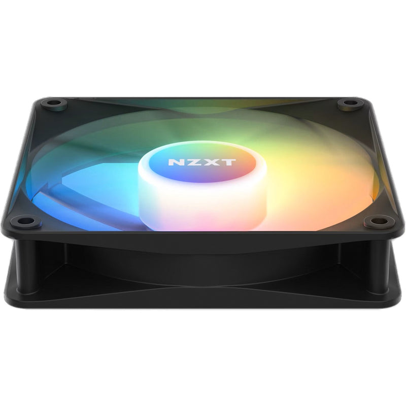 Afbeelding laden in galerijviewer, Nzxt f120 rgb core case fan (zwart, 120 x 120 x 26 mm, pwm, zonder controller)