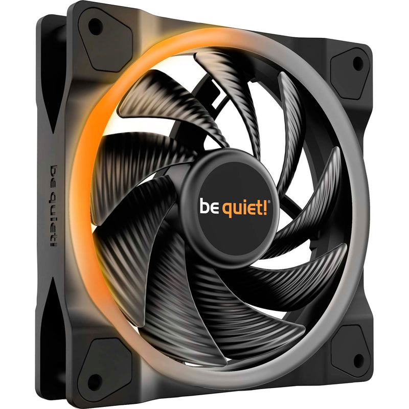 Afbeelding laden in galerijviewer, Be quiet! light wings pwm high-speed rgb case fan (zwart, 120 x 120 x 25 mm)