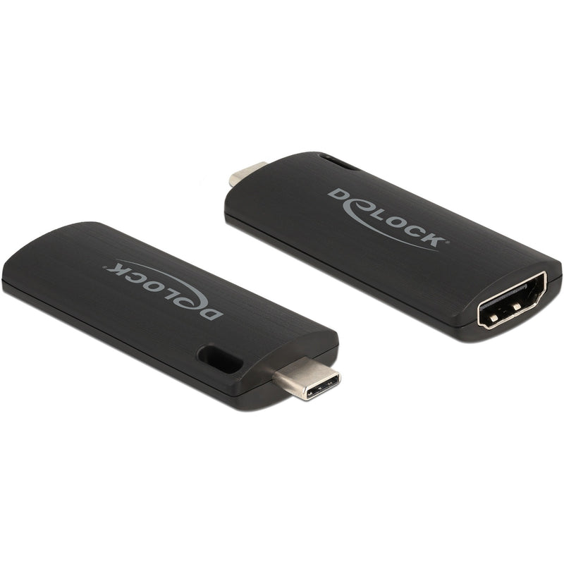 Afbeelding laden in galerijviewer, Delock hdmi video capture stick usb-c adapter (zwart)