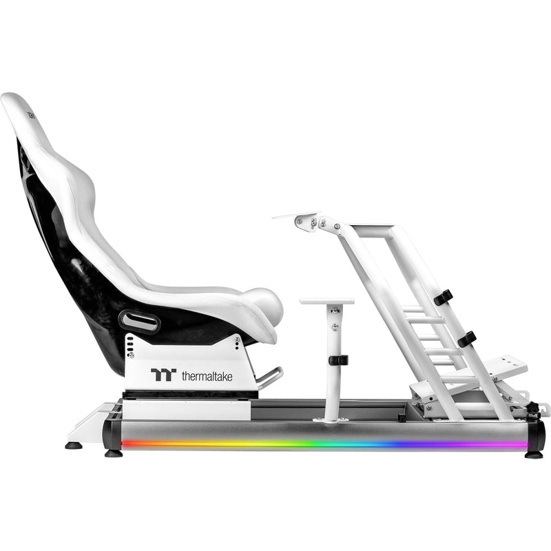 Afbeelding laden in galerijviewer, Thermaltake gr500 racing simulator cockpit snow racing simulator (wit)