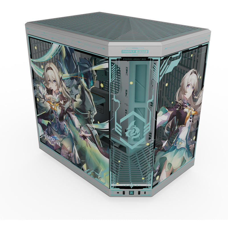 Afbeelding laden in galerijviewer, Hyte y70 firefly edition midi tower behuizing (2x usb-a | 1x usb-c | tempered glass)