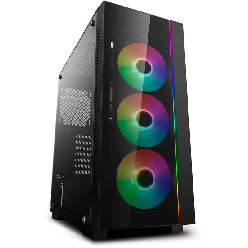 Afbeelding laden in galerijviewer, Deepcool matrexx 55 v3 add-rgb 3f midi tower behuizing (zwart | 3x usb-a | rgb | window)
