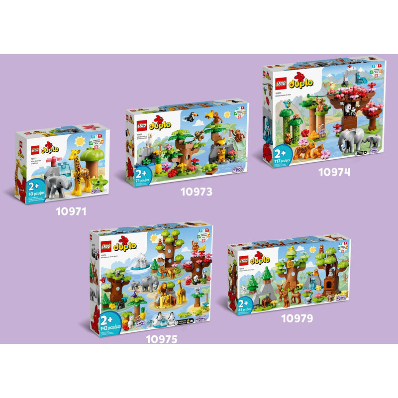 Afbeelding laden in galerijviewer, Lego duplo - wilde dieren van afrika constructiespeelgoed (10971)