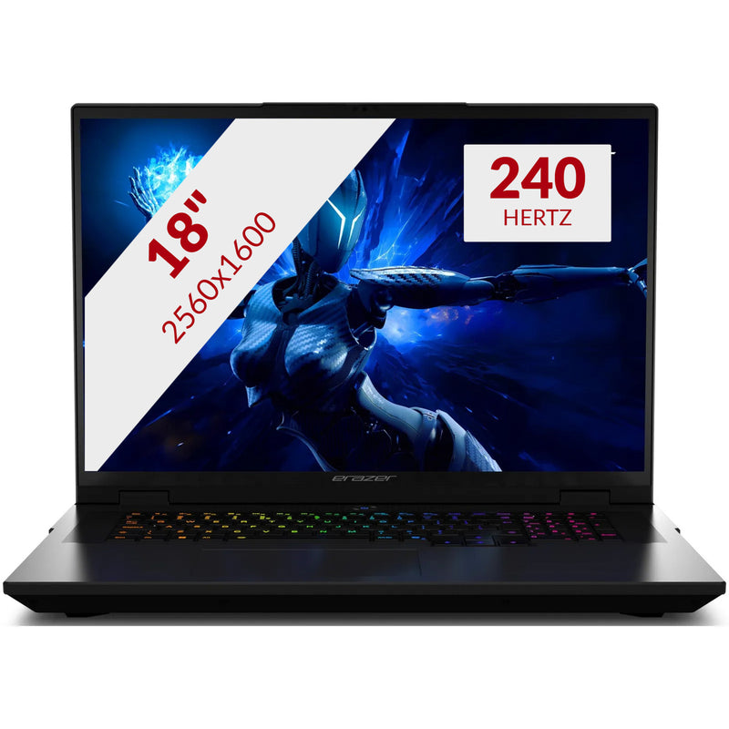 Afbeelding laden in galerijviewer, Erazer beast 18 x1 md62731 18 gaming laptop (zwart | core ultra 9 275hx | rtx 5080 | 32 gb | 2 tb ssd)