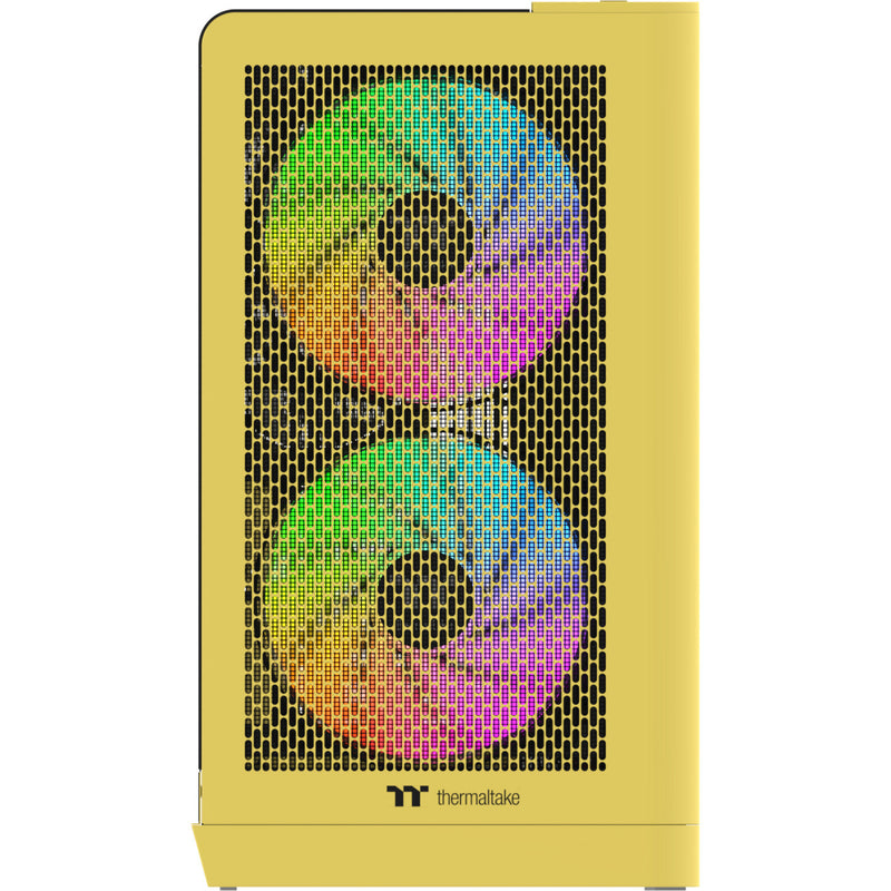 Afbeelding laden in galerijviewer, Thermaltake view 390 air butter caramel midi tower behuizing (geel | 2x usb-a | 1x usb-c | tempered glass)