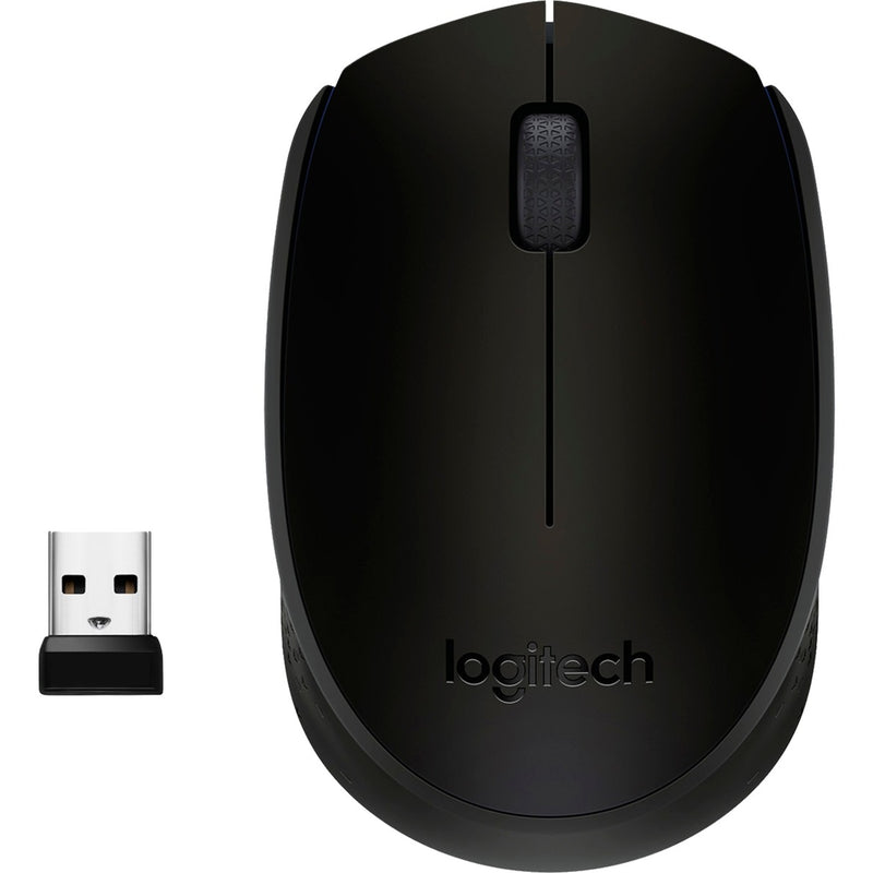 Afbeelding laden in galerijviewer, Logitech b170 muis (zwart, draadloos)