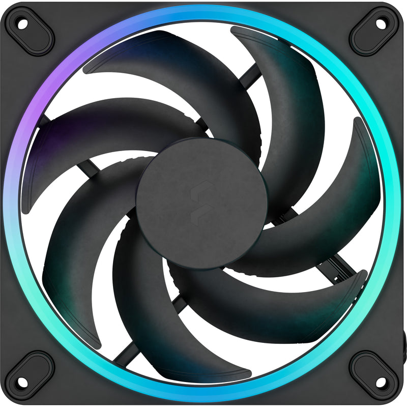 Afbeelding laden in galerijviewer, Fractal design momentum 14 rgb case fan (zwart, 140 x 140 x 25 mm, pwm)