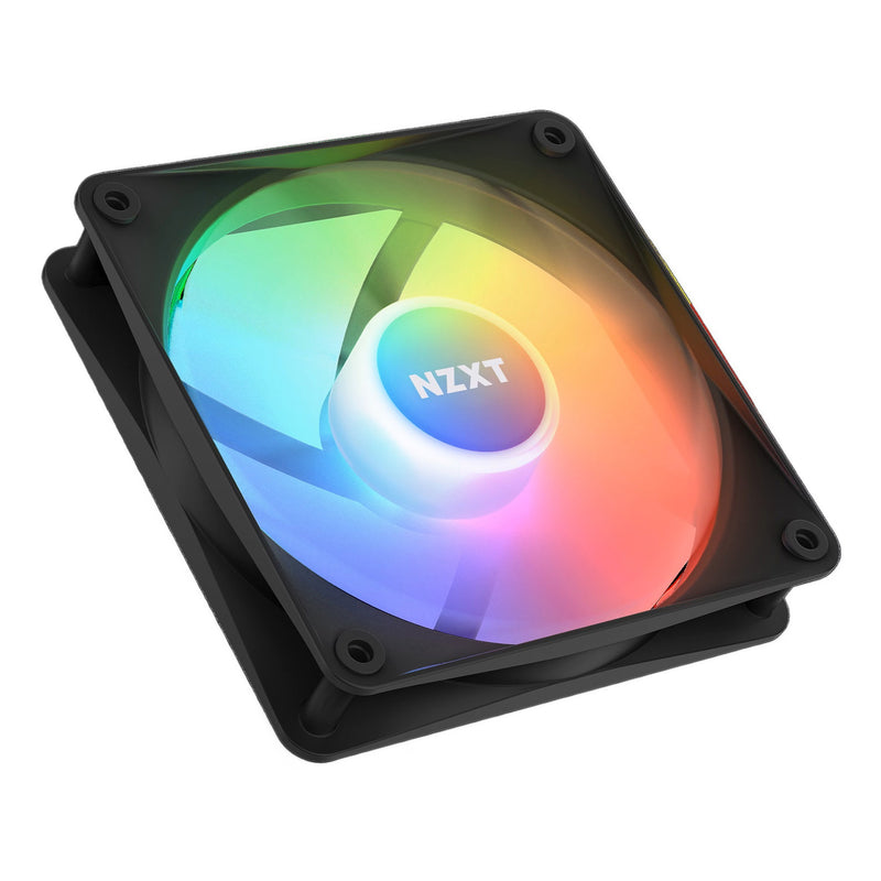 Afbeelding laden in galerijviewer, Nzxt f120 rgb core case fan (zwart, 120 x 120 x 26 mm, pwm, zonder controller)