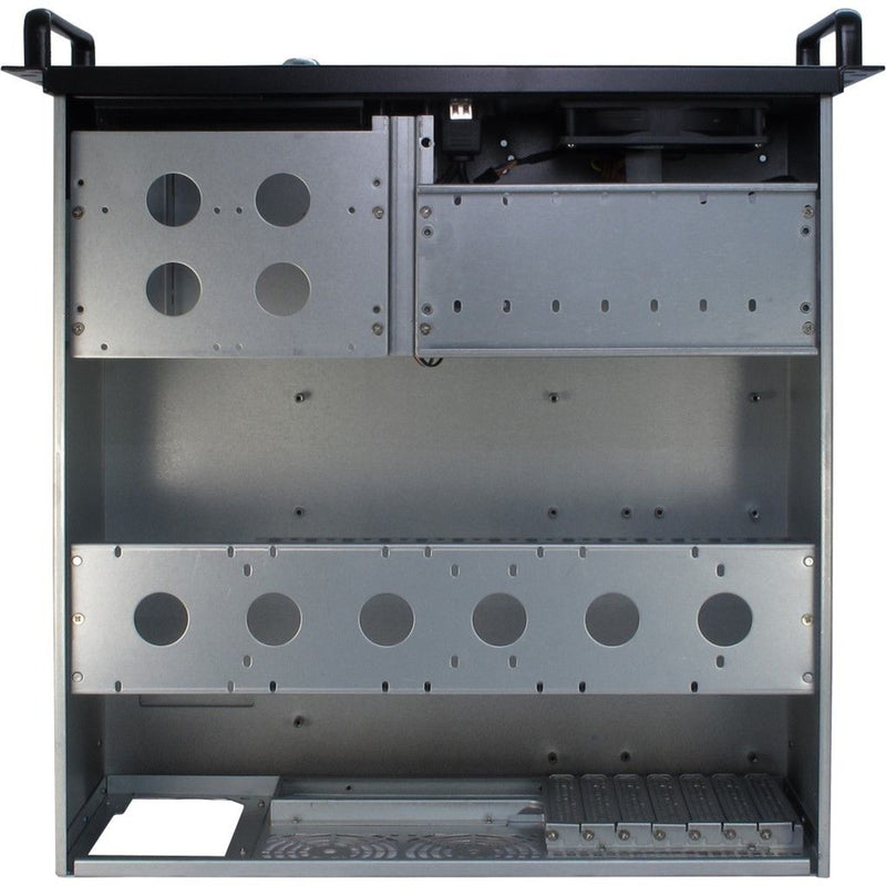 Afbeelding laden in galerijviewer, Inter-tech ipc 4088-s rack behuizing (zwart | 2x usb-a)