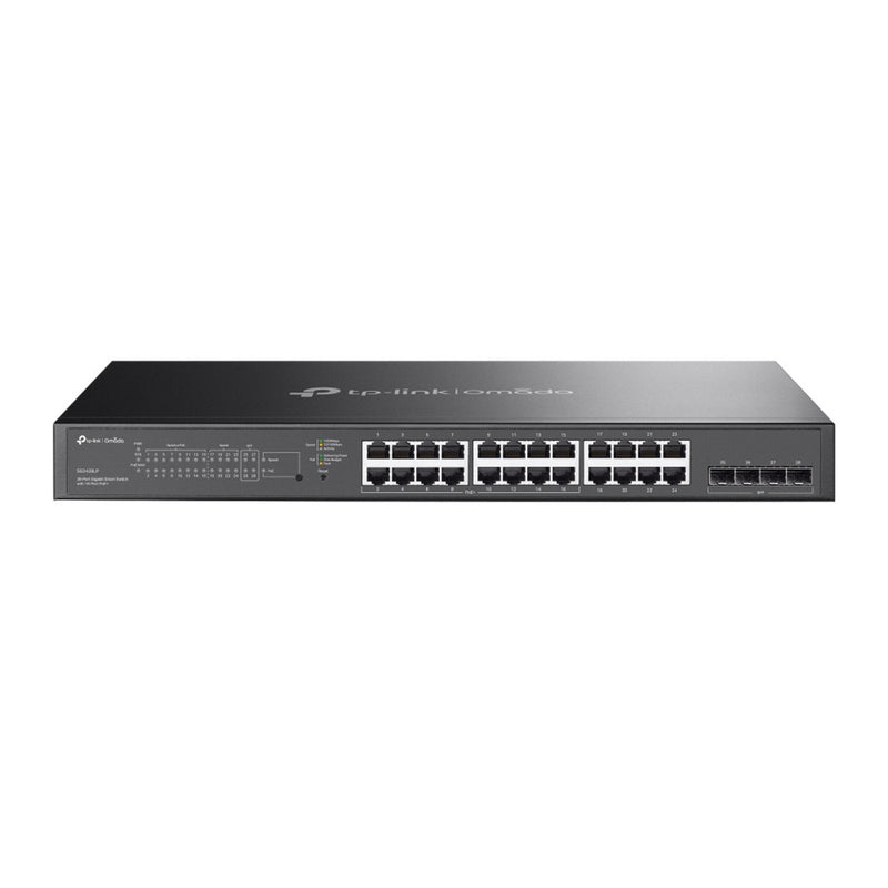 Afbeelding laden in galerijviewer, Tp-link omada sg2428lp 28-poorts gigabit smart switch (zwart, 16x poe+)