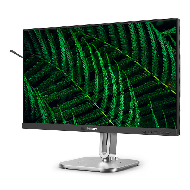 Afbeelding laden in galerijviewer, Philips 24b2g5301 23.8 monitor (zilver zwart, vga, hdmi, displayport, usb-c, lan, audio, 100 hz)
