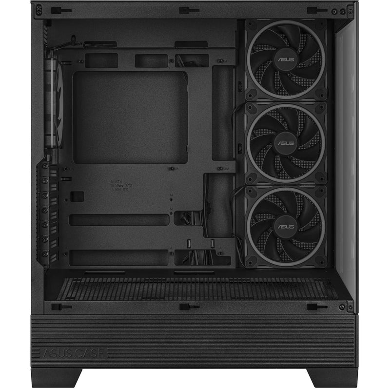 Afbeelding laden in galerijviewer, Asus a31 plus midi tower behuizing (zwart | 2x usb-a | 2x usb-c | tempered glass)