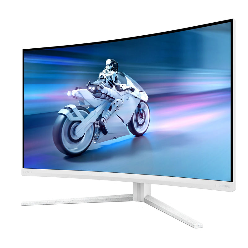 Afbeelding laden in galerijviewer, Philips evnia 32m2c5501 00 31.5 curved gaming monitor (wit, 2x hdmi, displayport, 180 hz)
