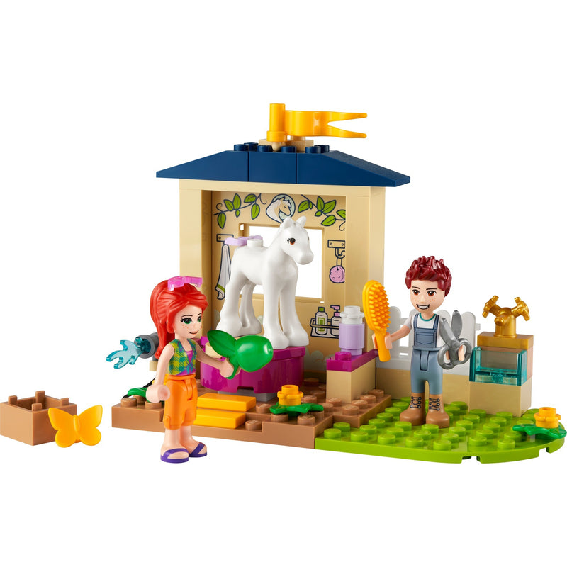 Afbeelding laden in galerijviewer, Lego friends - ponywasstal constructiespeelgoed (41696)