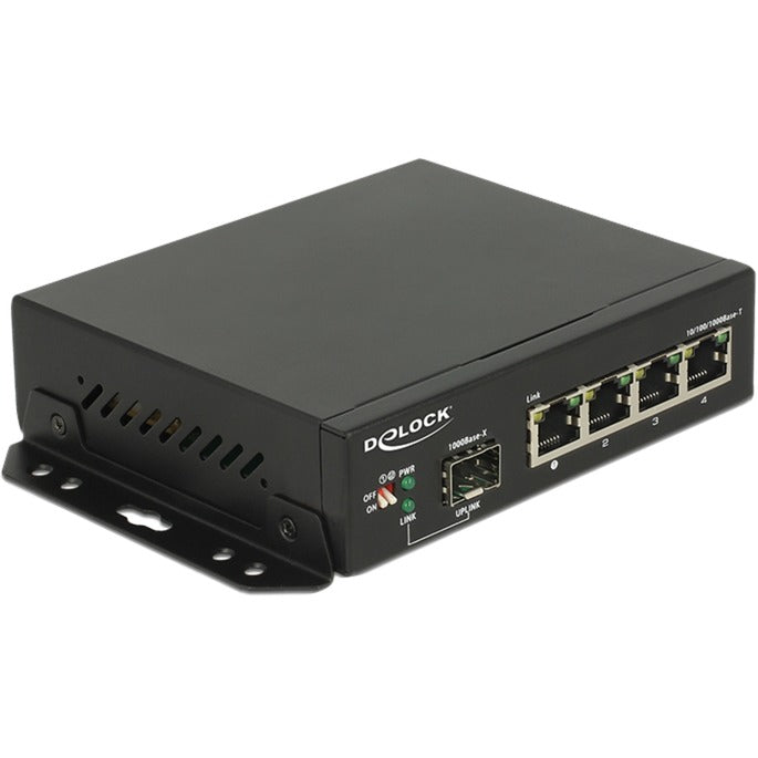 Afbeelding laden in galerijviewer, Delock gigabit ethernet switch 4 port + 1 sfp