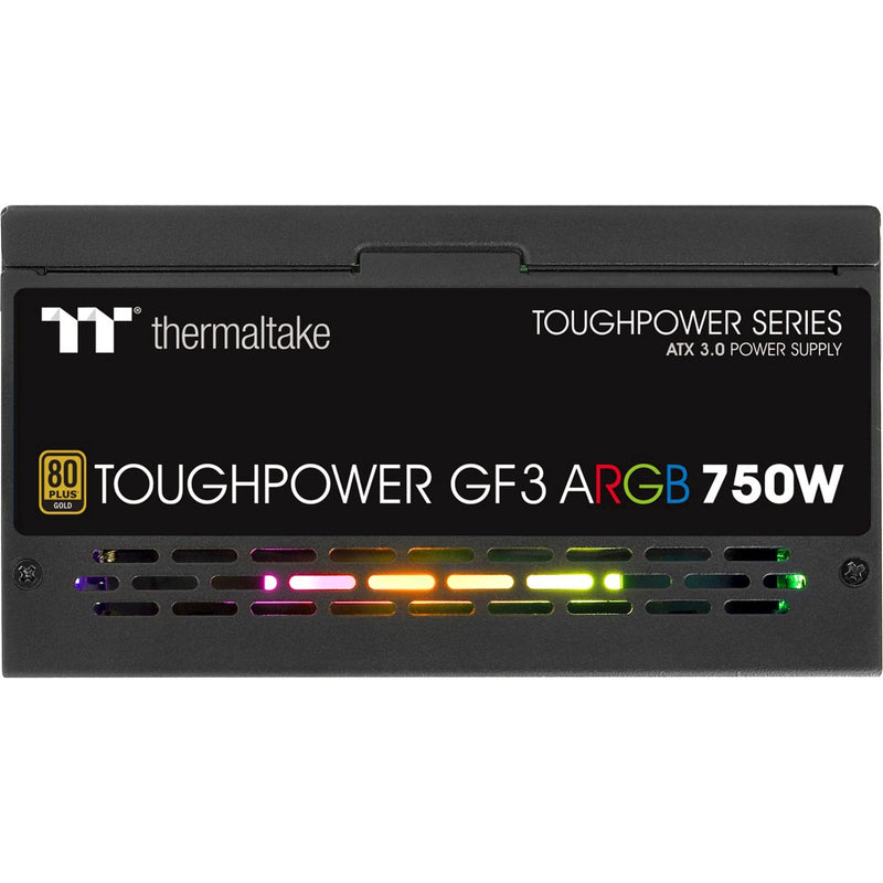 Afbeelding laden in galerijviewer, Thermaltake toughpower gf3 argb gen 5 eu modulaire 750 watt voeding (zwart, 4x pcie)