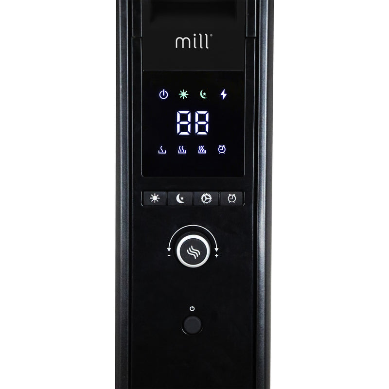 Afbeelding laden in galerijviewer, Mill olieradiator ab-h1000dnblack (zwart)