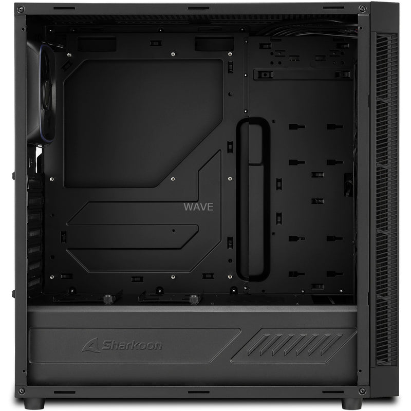 Afbeelding laden in galerijviewer, Sharkoon tg6 rgb midi tower behuizing (zwart | 4x usb-a | rgb | tempered glass)