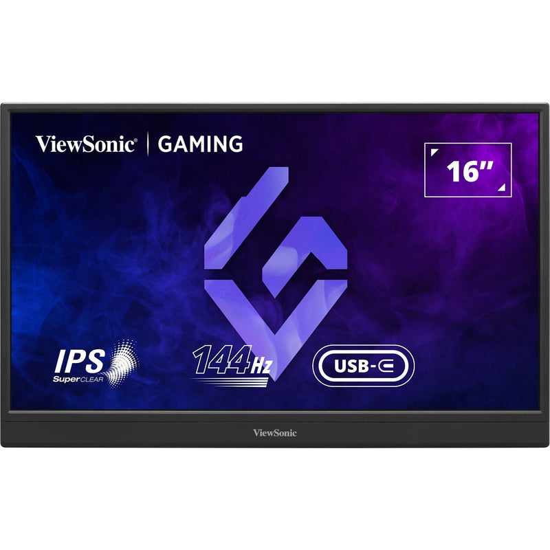 Afbeelding laden in galerijviewer, Viewsonic vx1654 draagbare gaming monitor 16 (zwart, 1x micro-hdmi, usb-c, sound, 144 hz)