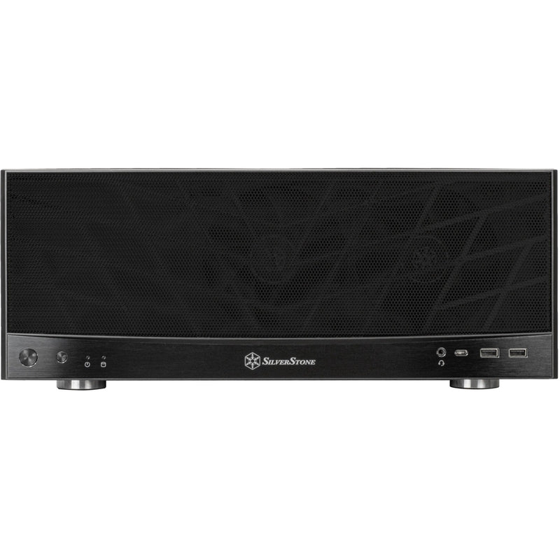 Afbeelding laden in galerijviewer, Silverstone sst-gd11b htpc behuizing (zwart | 2x usb-a | 1x usb-c)