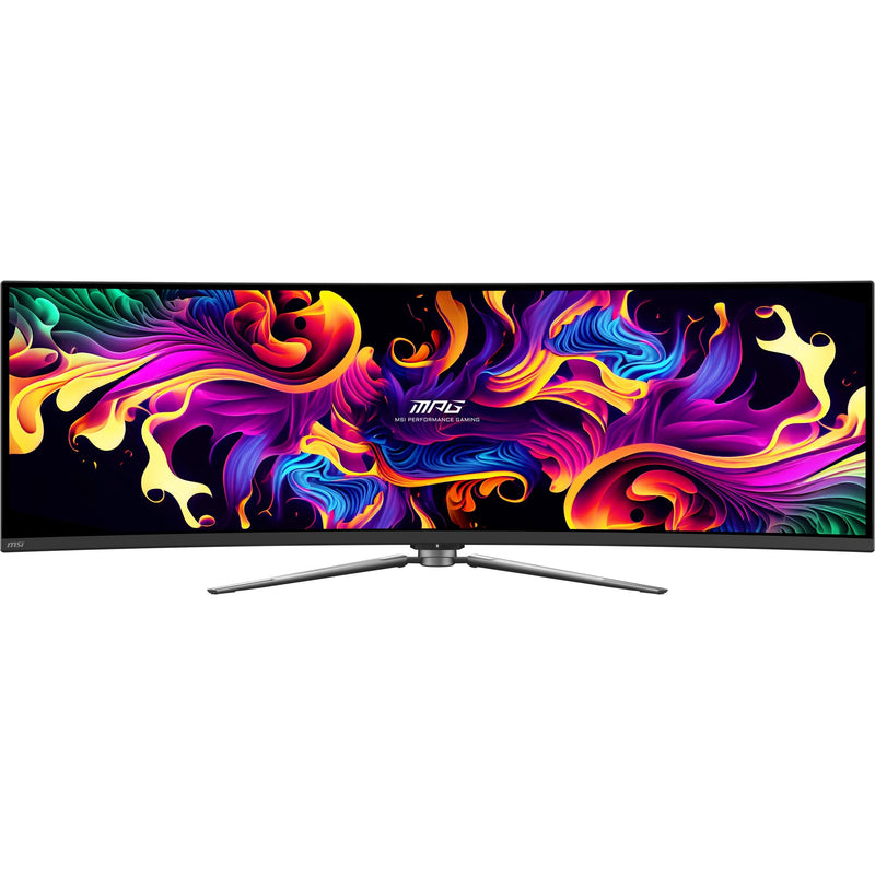 Afbeelding laden in galerijviewer, Msi mpg 491cqp qd-oled 49 curved ultrawide gaming monitor (zwart, 2x hdmi, displayport, 2x usb-a, usb-b, usb-c, 144 hz)