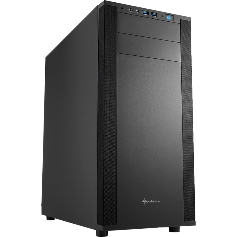 Afbeelding laden in galerijviewer, Sharkoon m25-v midi tower behuizing (zwart | 2x usb-a)
