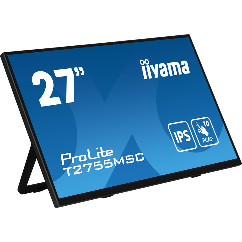 Afbeelding laden in galerijviewer, Iiyama prolite t2755msc-b1 27 touchscreen monitor (zwart, hdmi, displayport, 2x usb-a)