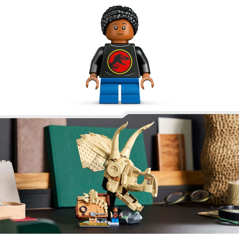 Afbeelding laden in galerijviewer, Lego jurassic world dinosaurusfossielen: triceratops schedel - 76969