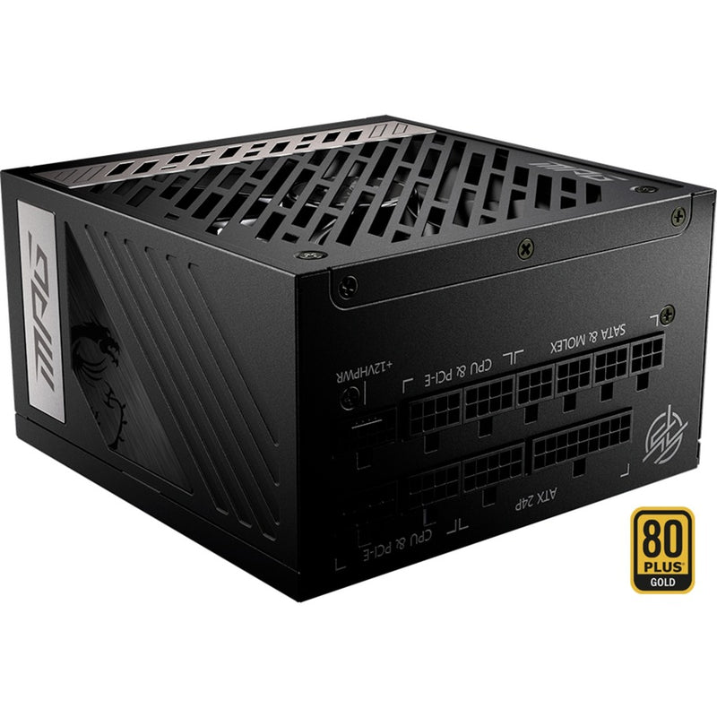 Afbeelding laden in galerijviewer, Msi mpg a1000g pcie5 modulaire 1000 watt voeding (zwart, 1x 12v-2x6, 6x pcie)