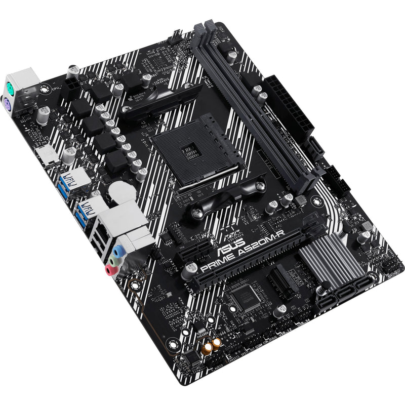 Afbeelding laden in galerijviewer, Asus prime a520m-r socket am4 moederbord (raid, gb-lan, sound, µatx)
