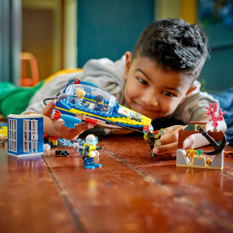Afbeelding laden in galerijviewer, Lego city - waterpolitie recherchemissies constructiespeelgoed (60355)