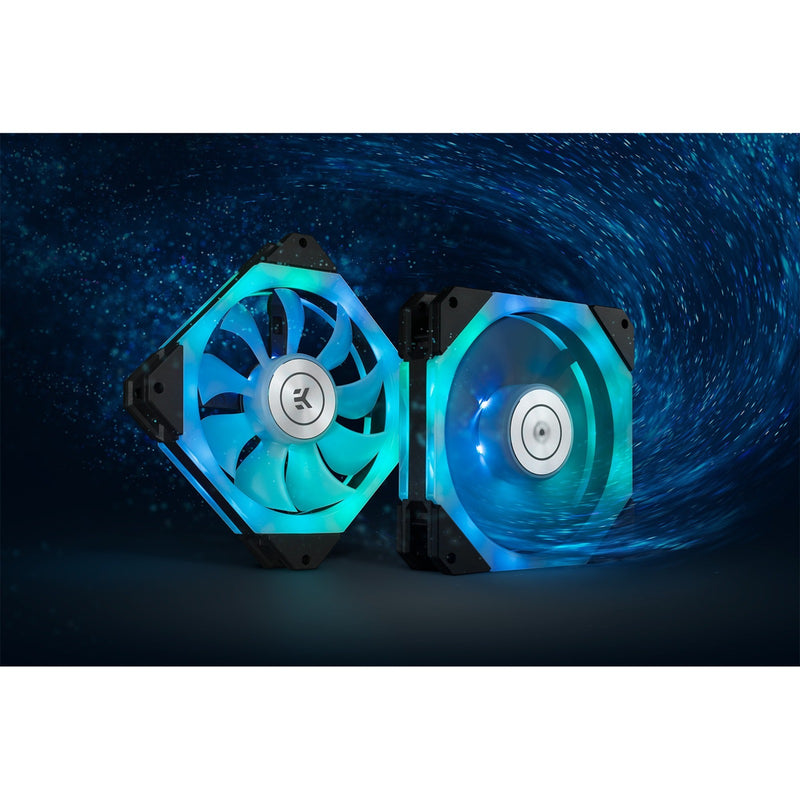 Afbeelding laden in galerijviewer, Ekwb ek-quantum impulse 120 d-rgb case fan (wit, 120 x 120 x 29 mm, pwm, rgb led)