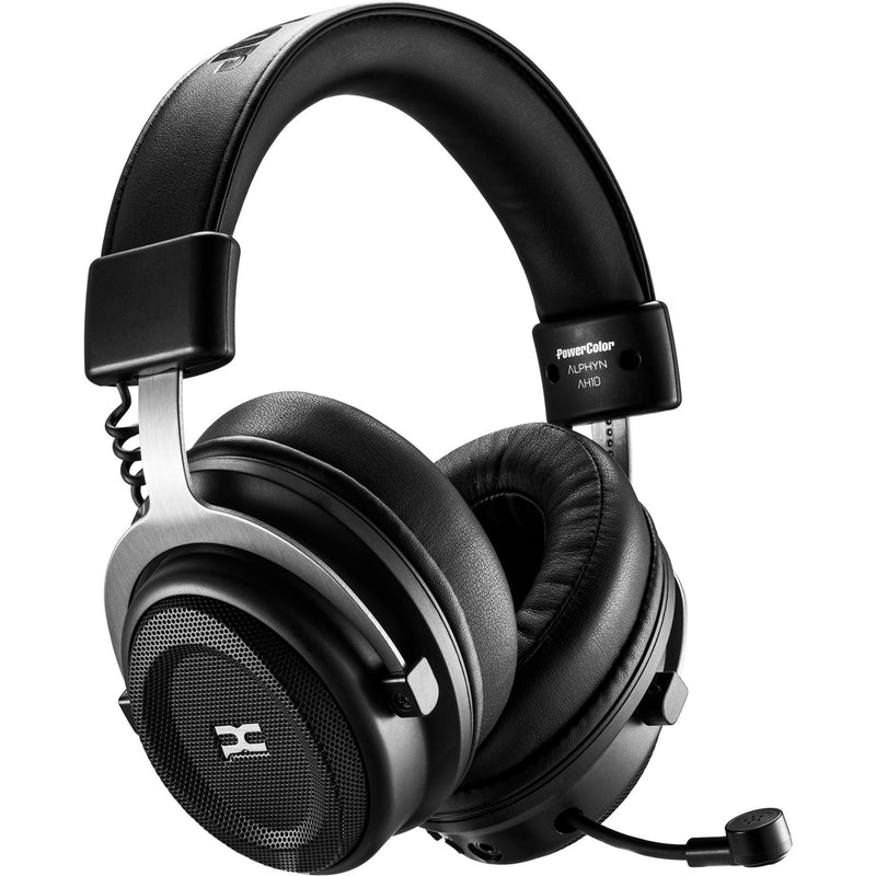 Afbeelding laden in galerijviewer, Powercolor alphyn ah10 wireless over-ear gaming headset (zwart, pc, console of mobiel)