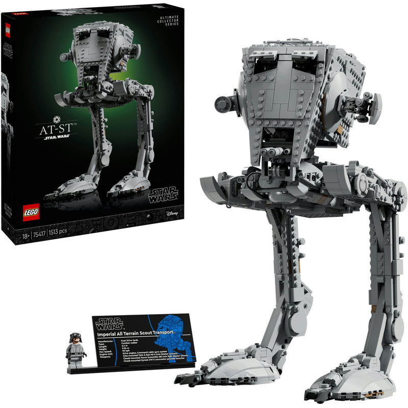Afbeelding laden in galerijviewer, Lego star wars at-st walker bouwpakket voor volwassenen - 75417