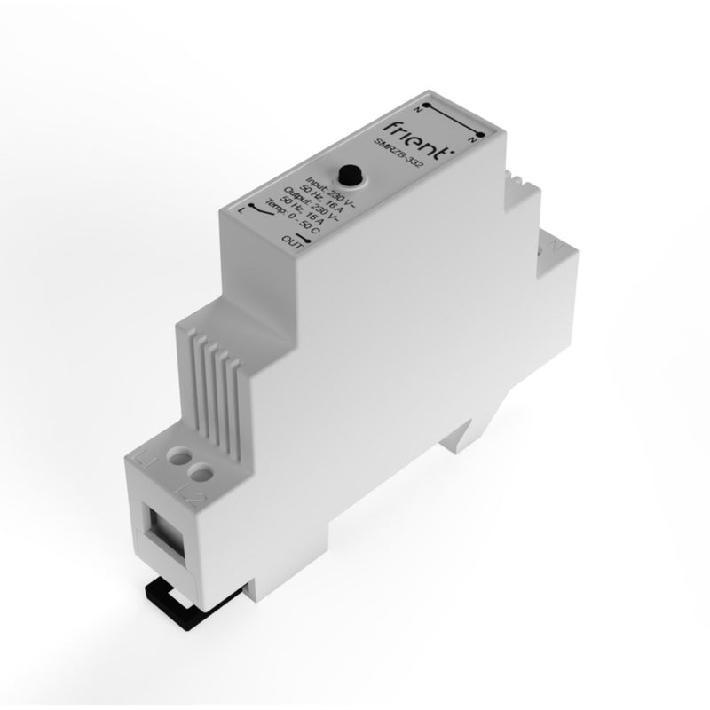 Afbeelding laden in galerijviewer, Frient smart din relay relais (lichtgrijs, zigbee)
